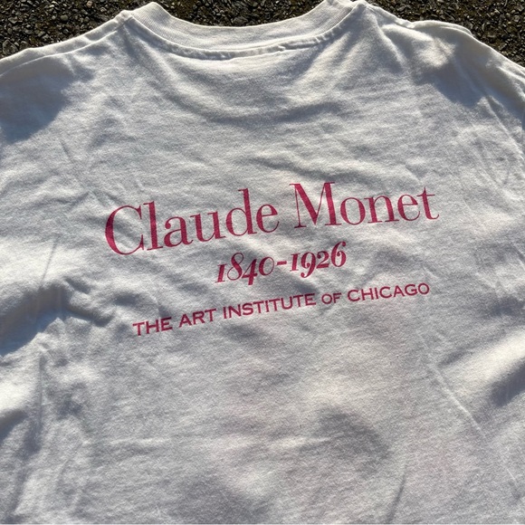 Vintage Claude Monet Art Memorial T Shirt The Art InstituteOf Chicago 1995 - Picture 5 of 8